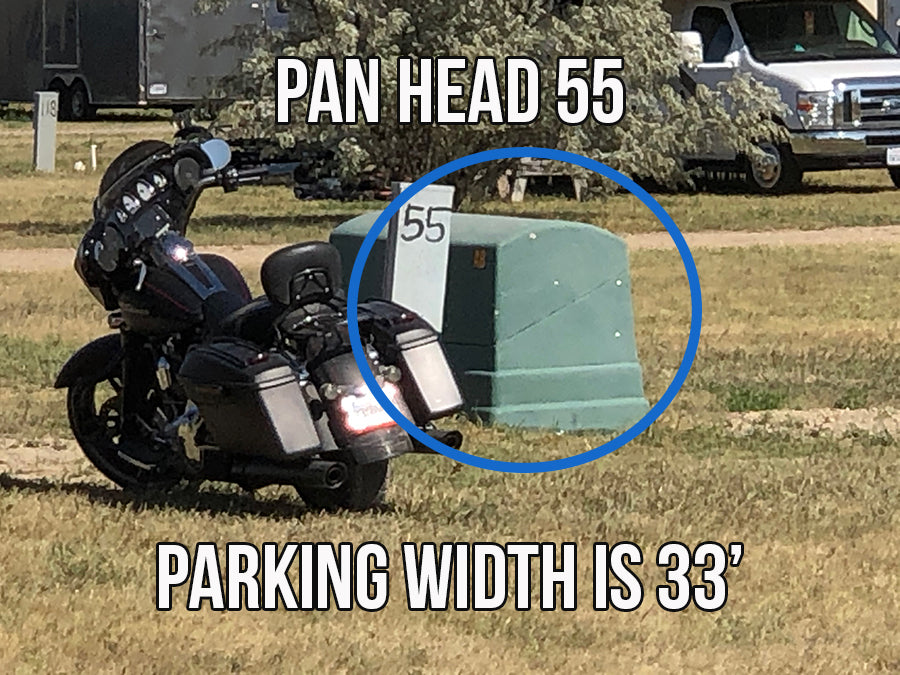 2026 Pan Head RV Park - PULL THROUGH (40 x 120)  Sites 1 - 72