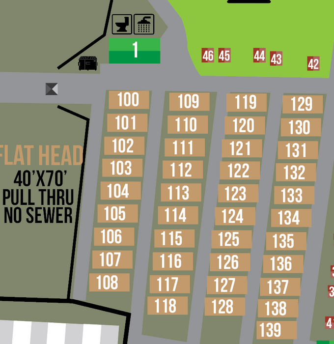 2026 Flat Head RV Park Front Row - Full Service Premium sites