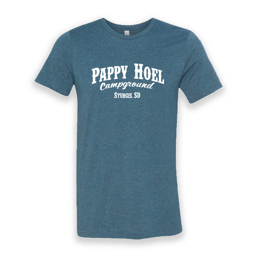 Pappy Hoel Campground Tee -  HEATHER TEAL