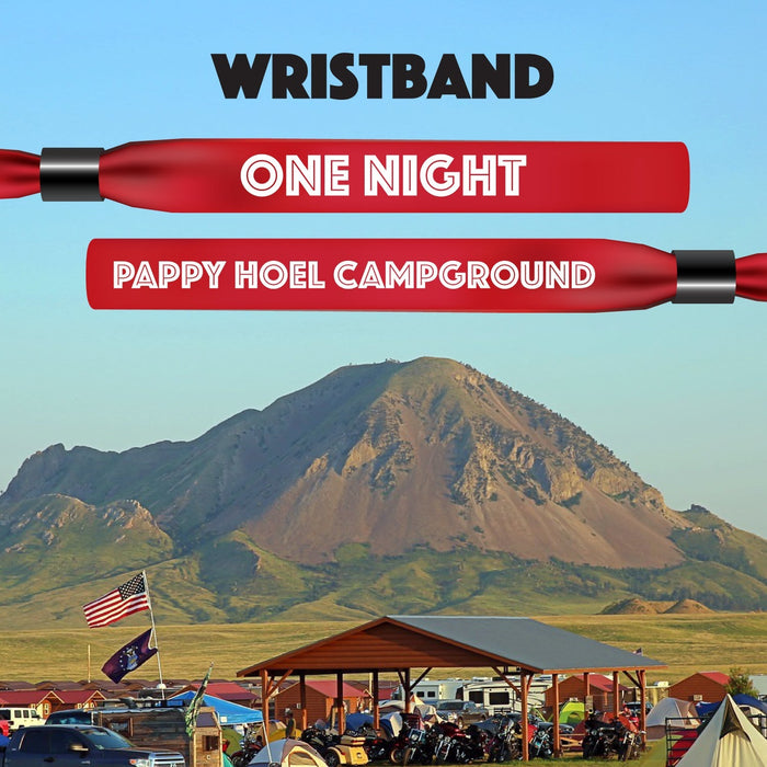 2024 1 Night Campground Admission Wristband (Any 1 Night between Aug 2nd - 11th)