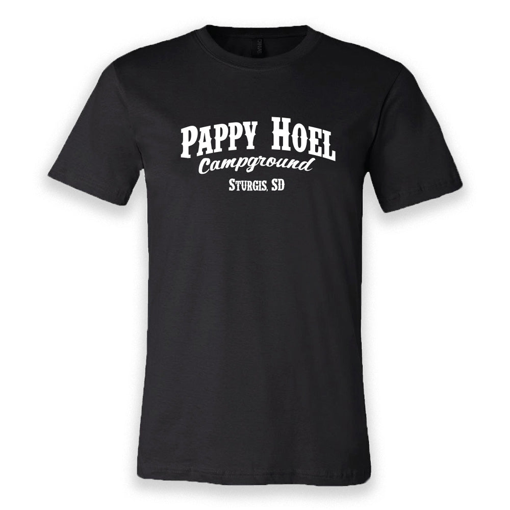 Pappy Hoel Campground Tee -  BLACK