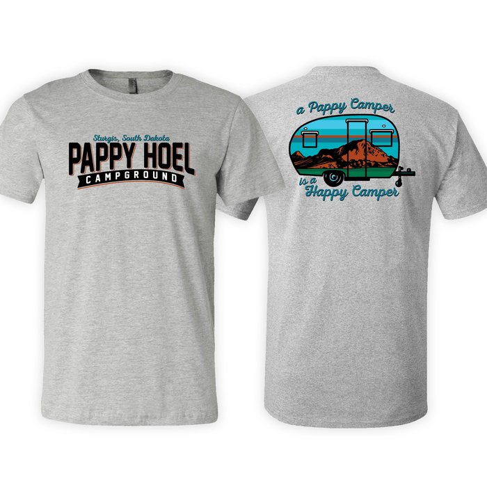Pappy Hoel Camper Color Tee - HEATHER GREY