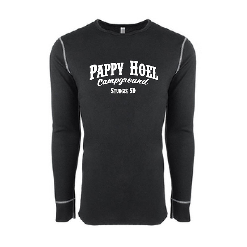 Pappy Thermal Long-Sleeve  -  BLACK